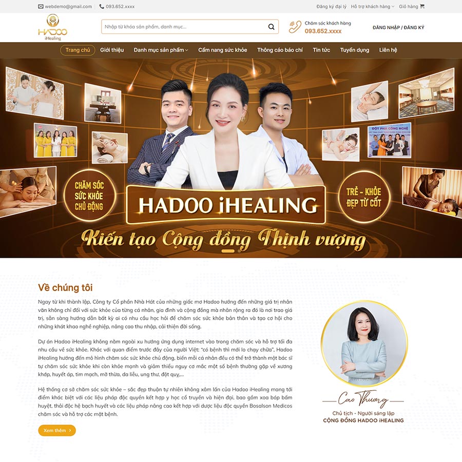Thiết kế website mỹ phẩm 18