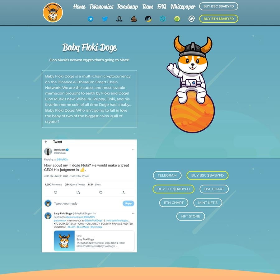 Landing Page giới thiệu Altcoin